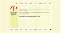 Desktop Screenshot of cantartes.com.ar