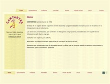 Tablet Screenshot of cantartes.com.ar